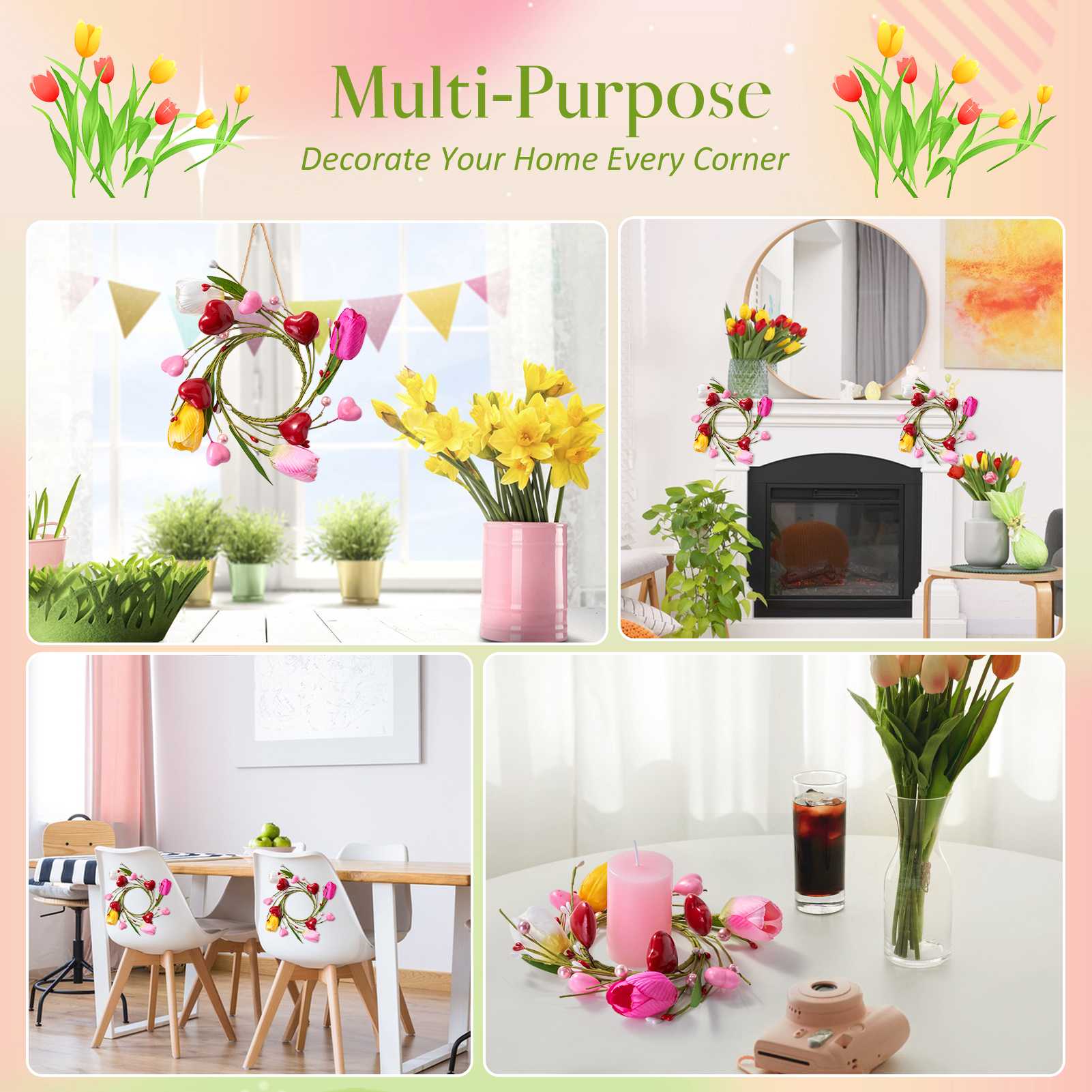 The latest wreath specially made for Christmas